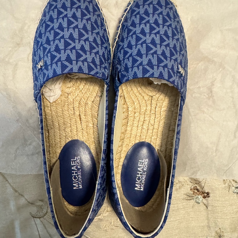 Michael Kors Patterned Blue Espadrilles - image 1